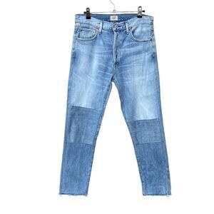 New Citizens of Humanity Liya High Rise Classic Fit Nomad Patchwork Jeans 27